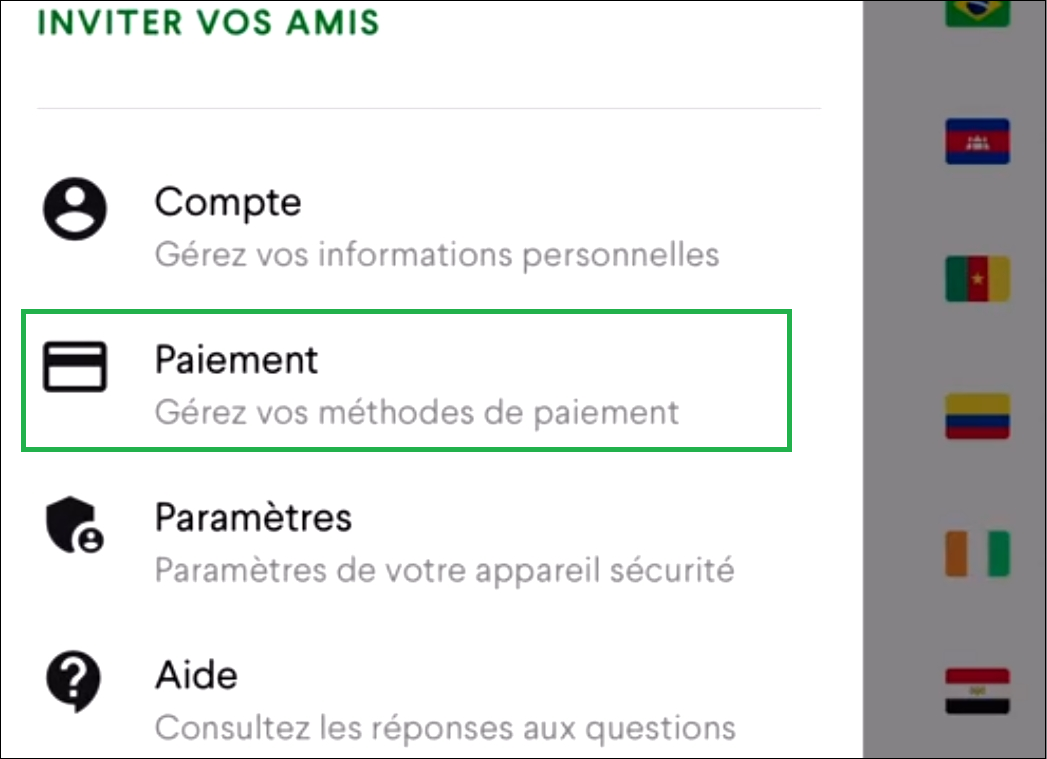 Comment ajouter/supprimer une carte Taptap Send